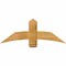 Ekena Millwork Bellingham Rough Sawn Timber Gable Bracket, Western Red Cedar, 48"W x 18"H x 2"D x 6"F, 9/12 Pitch GBW048X18X0206BEL00RWR - alternate 1